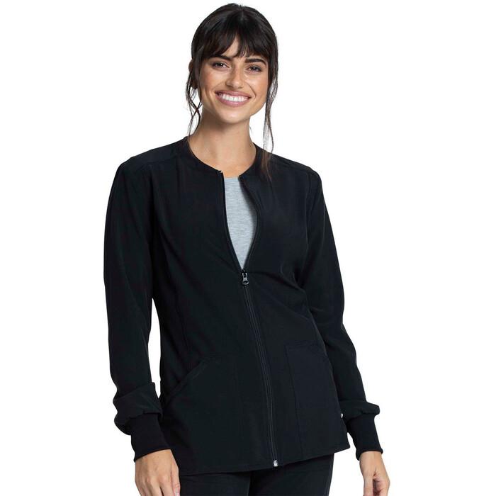 CK303 iflex Zip Front Jacket in Black