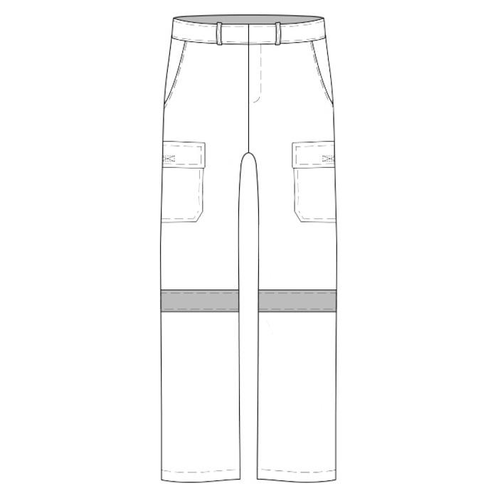 Technician Cargo Pants with Reflective Tape by YH