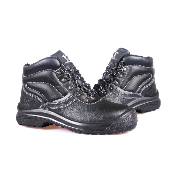 Black Mid-Cut Lace-Up Boot KPR L-224N