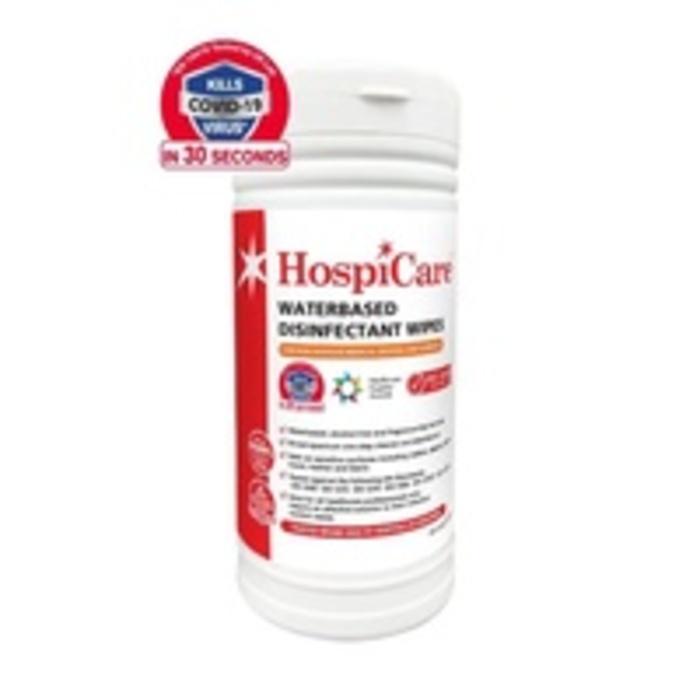 HospiCare Waterbased Disinfectant Wipes Canister