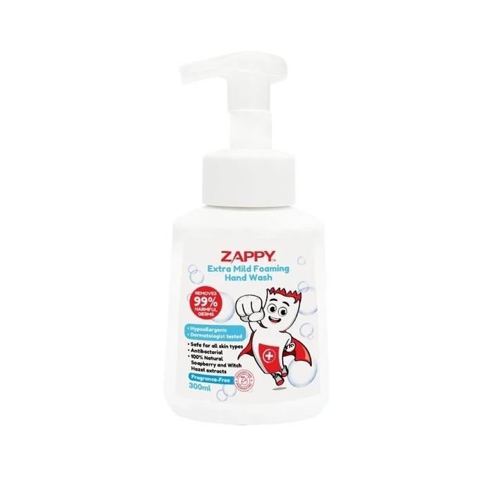 Zappy Extra Mild Foaming Hand Wash Fragrance-Free 300ml