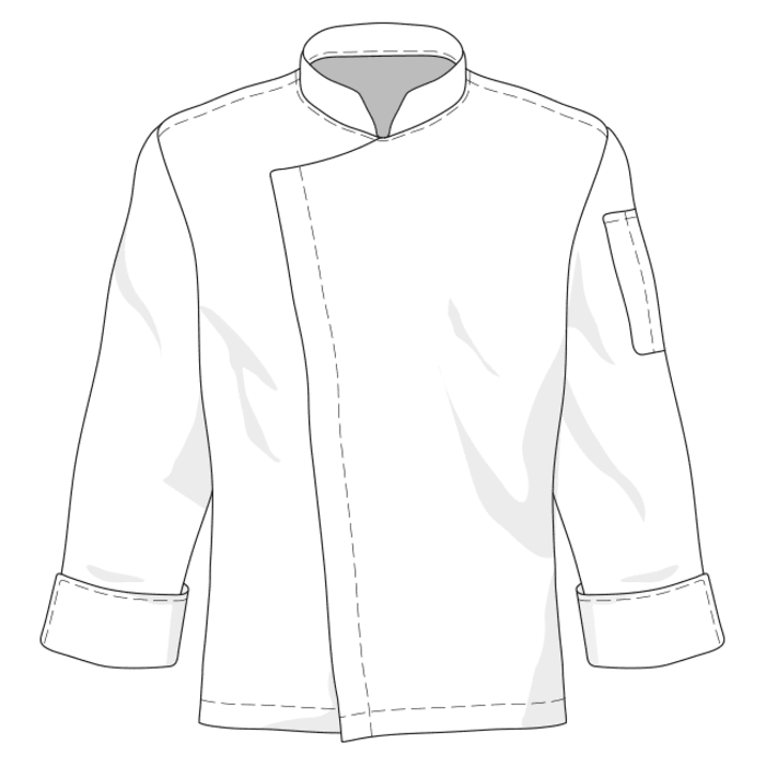 Premium Chef Jacket Long Sleeve by YH
