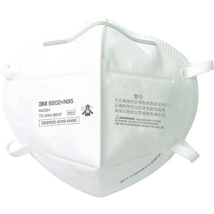 3M N95 Particulate Respirator 9502+N95 Vertical Flatfold Box/50