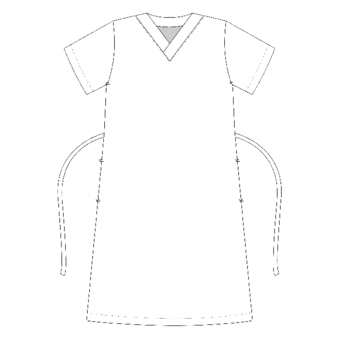 MF Premium Maternity Scrub Dress