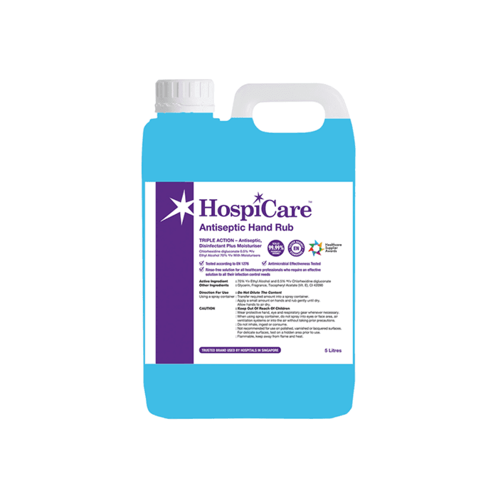 HospiCare Antiseptic Hand Rub (5 Litres)