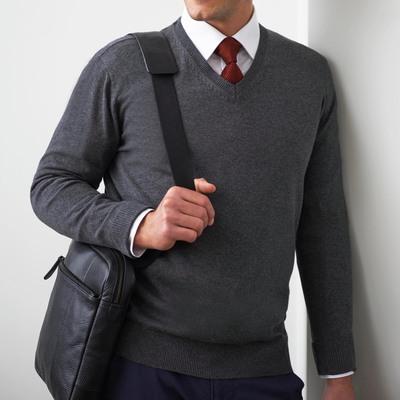 Brook Taverner Men's Boston V-neck Jumper