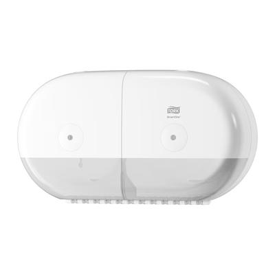 Tork SmartOne Twin Mini Toilet Roll Dispenser White