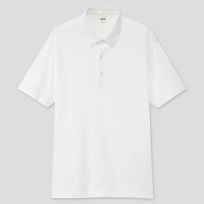 Uniqlo AIRism Pique Short Sleeve Polo Shirt