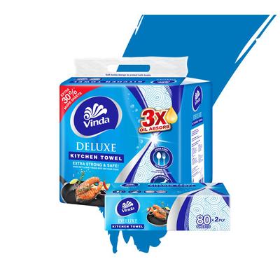 Vinda Deluxe Softpack Kitchen Towel 2-ply (6 x 80 sheets)