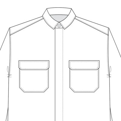 Engineering Velcro Chest Pocket