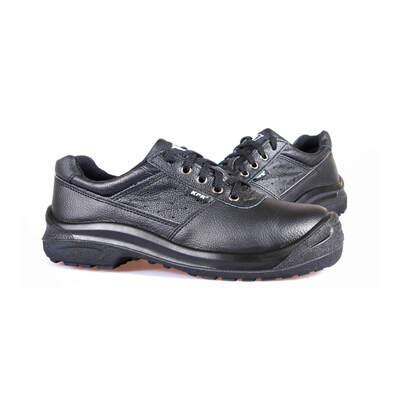 Black Lace Up Safety Shoe KPR L-083