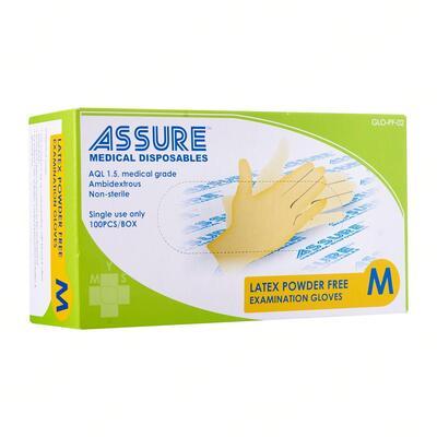 ASSURE Latex Non-Sterile Powder-Free Gloves