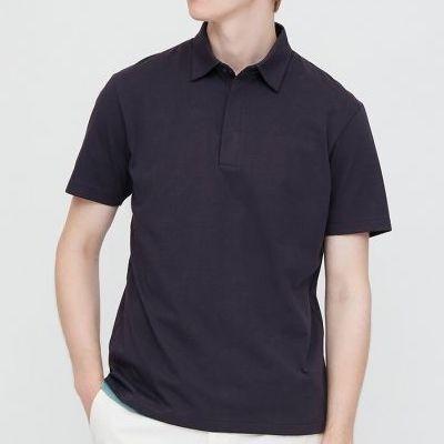 Uniqlo AIRism Jersey Short Sleeve Polo Shirt