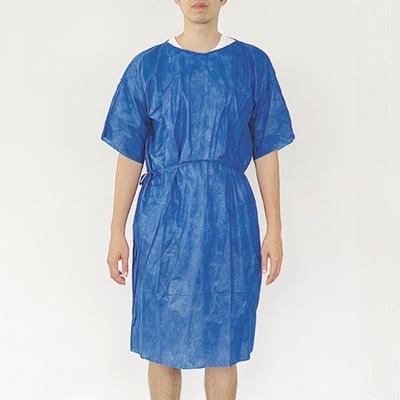 Short Sleeve Disposable Patient Gown
