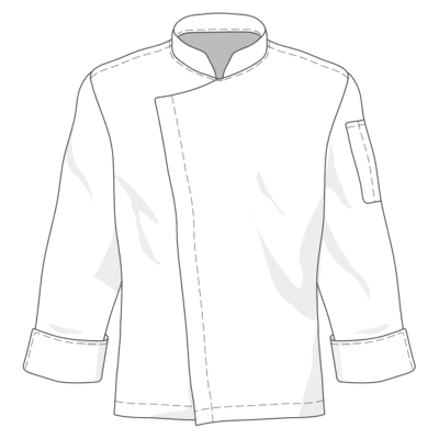 Premium Chef Jacket Long Sleeve by YH
