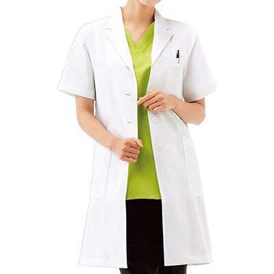 Lab Coat Short Sleeve by YH