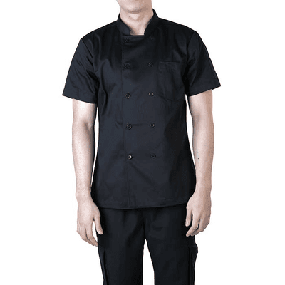 Basic Chef Jacket Short Sleeve by YH