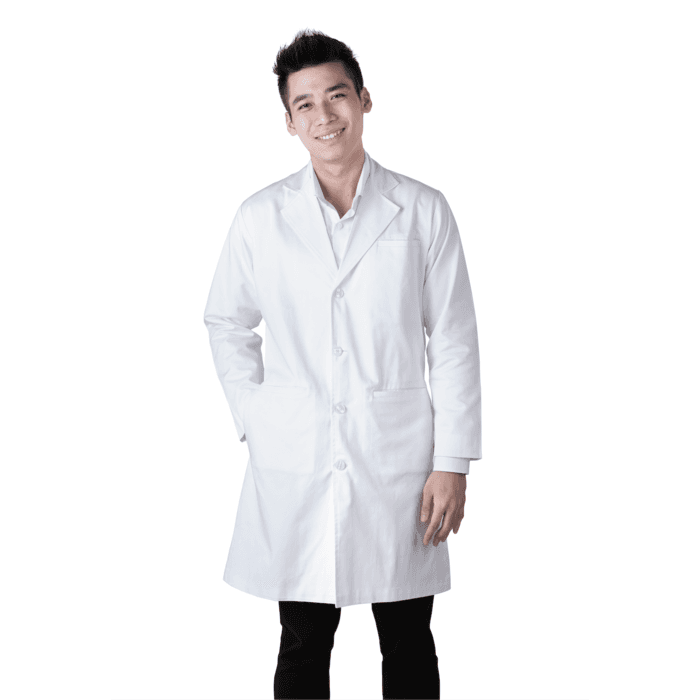 Custom white 2025 lab coat